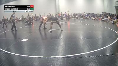 218 lbs Round 2 (4 Team) - Antonio Ruiz, GA United Blue vs Akeem Bateman, Mat Assassins Black