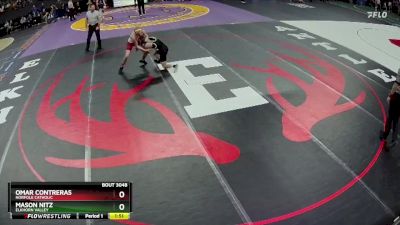 Champ. Round 1 - Omar Contreras, Norfolk Catholic vs Mason Nitz, Elkhorn Valley