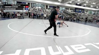 132 lbs 1st Place Match - Drayger Cloward, Uintah Wrestling vs Jaxten Bowler, Champions Wrestling Club