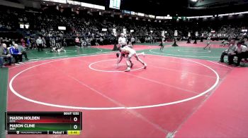 132 lbs Cons. Round 4 - Mason Cline, BAB1 vs Mason Holden, CLY2