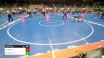 92 lbs Semifinal - Jeremiah Hayes, Red Cobra Westling Academy vs Maddox Fields, Cowboy Wrestling Club