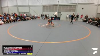 122 lbs Placement Matches (16 Team) - Alejandra Valdiviezo, California Red vs Cassidy Benwell, Missouri Fire