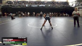 141 lbs Champ. Round 3 - Shawn Torres, Rio Hondo College vs Immanuel Flores, Cerritos College