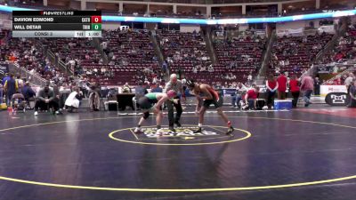 121 lbs Consi 3 - Davion Edmond, Cathedral Prep vs Will Detar, Trinity*