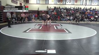 235 lbs Cons. Round 3 - Miranda Ross, Ames vs Payton Carpenter, Waterloo West