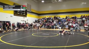 105 lbs Cons. Semi - Grace Gadberry, Lisbon vs Sydney Cole, Wilton