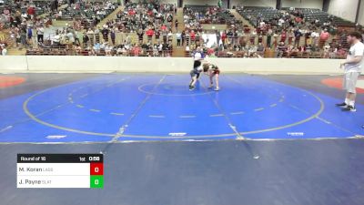 68 lbs Round Of 16 - Maverick Koran, Lassiter Jr Trojans Wrestling Club vs Jackson Payne, Slate Wrestling Academy