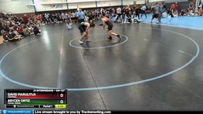 136-137 lbs Round 2 - David Marulitua, Central vs Brycen Ortiz, Fossil Ridge