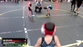 56 lbs Round 1 (6 Team) - Axl Williams, RWA vs Steven Martinez, BadBass