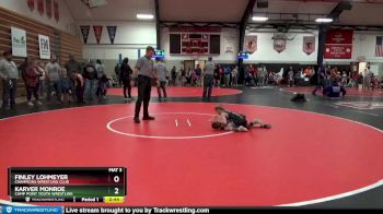 4 lbs Quarterfinal - Finley Lohmeyer, Champions Wrestling Club vs Karver Monroe, Camp Point Youth Wrestling