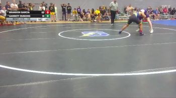 138 lbs Cons. Round 1 - Brandon Garcia, Oxford High School vs Garrett Runions, Desoto Central