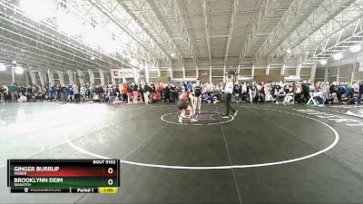 130 lbs Cons. Round 3 - Brooklynn Deim, Wasatch vs Ginger Burrup, Weber