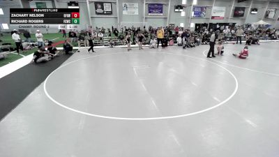 Junior Boys - 132 lbs Champ. Round 3 - Zachary Nelson, Grand Forks Gladiators Wrestling Club vs Richard Rogers, Franklin Central Wrestling Club