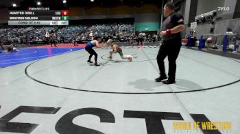 100 lbs Consi Of 8 #2 - Huntter ODell, 10th Planet Grants Pass,OR vs Brayden Nelson, Twin City Wrestling Club