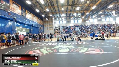 120 lbs Champ. Round 1 - Grady Woodard, Middleburg High School vs Gavin Ramon, Sarasota Military Academy