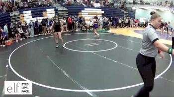 140 lbs. Semifinal - Keely Fallert, Ste Genevieve vs Mira Richardson, Eureka