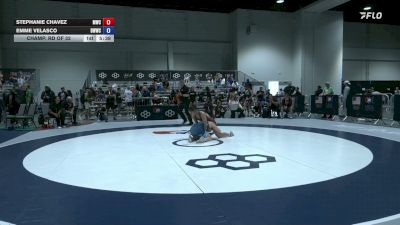 62 kg Champ. Rd Of 32 - Stephanie Chavez, Menlo Wrestling Club vs Emme Velasco, Devils Women's Wrestling Club At Arizona State University