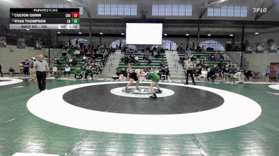165 lbs Semifinal - Colton Quinn, Christian Brothers Academy vs Ryan Thompson, Cardinal Gibbons