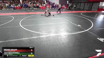 88 lbs Champ. Round 1 - Matthew Bunnell, Chilton/Hilbert vs Brooks Krauss, Sugar River/RT Elite