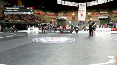 All Cadet Boys Freestyle Lower - 120 lbs Cons. Round 4 - Dru Pedroza, Glendora High School Wrestling vs Duke Hodson, Mad Dawg Wrestling Club