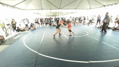 130 lbs Consi Of 16 #1 - Jaselle Martinez, Chaparral HS vs Ava Hamblen, Reverence Grappling TC