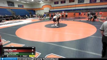 197 lbs Cons. Round 2 - Cole Williams, Ohio Northern vs Cole Matulenko, Wisconsin-Eau Claire