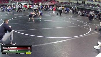 75 lbs Cons. Round 3 - Daniel Wolverton, Bennington Wrestling Club vs Maxx McSweeney, Valentine Wrestling Club