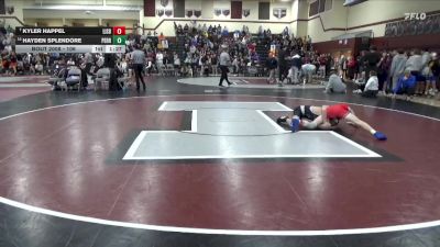 106 lbs Cons. Round 1 - Hayden Splendore, Perry vs Kyler Happel, Lisbon