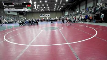 115 lbs Champ. Round 1 - Bella Gomez, Lewisville Flower Mound vs Zoe Thomas, Seckman
