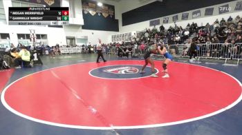 120 lbs Cons. Round 2 - Gabrielle Wright, Tahquitz vs Megan Merrifield, Temescal Canyon