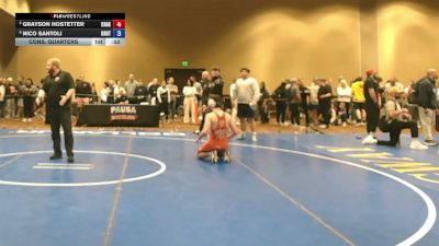 150 lbs Cons. Quarters - Grayson Hostetter, Kraken vs Nico Santoli, Dragon RTC