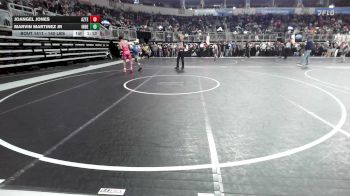 140 lbs Quarterfinal - JoAngel Jones, Aztec Grappling Academy vs Marvin Martinez Jr, Independence WC
