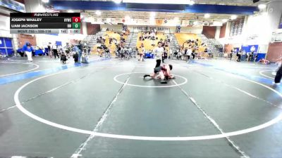 108-116 lbs Round 2 - Liam Jackson, Reign WC vs Joseph Whaley, Hemet Youth Wrestling Club