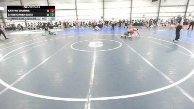 120 lbs Round Of 128 - Aaryan Sharma, VA vs Christopher Metz, GA