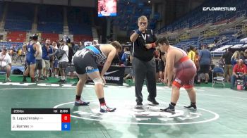 285 lbs Rnd Of 64 - Grant Lapachinsky, Pennsylvania vs Jacob Barnes, Oregon