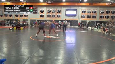 235 lbs Quarterfinal - Serenity Dawkins, Cedar Rapids Washington vs Adrian Thorton, Burlington