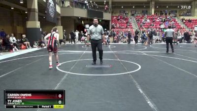 120 lbs Round 2 (6 Team) - Carsen Owens, SlyFox Black vs Ty Jones, Duran Elite