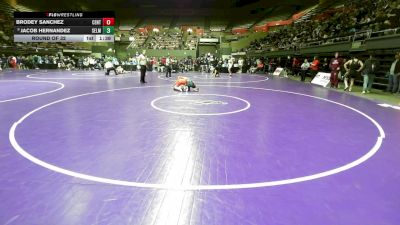 159 lbs Round Of 32 - Brodey Sanchez, Centennial vs Jacob Hernandez, Selma