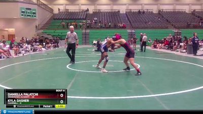 130 lbs Semis & 1st Wb (8 Team) - Kyla Dasher, Campbell vs Daniella Palatchi, Woodward Academy