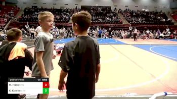 73 lbs Quarterfinal - Maddox Pope, Keystone Kids Sand Springs vs Kaiden Koehn, Glenpool Youth Wrestling