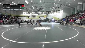 146 lbs Champ. Round 2 - Ian Ramos, Olympian vs Gabe Santo, Rancho Bernardo