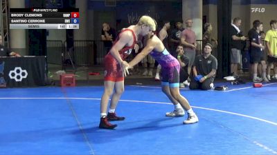 132 lbs Semis - Brody Clemons, Rampage vs Santino Cerrone, Southside Wrestling Club