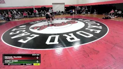 175 lbs Cons. Round 1 - Michael Tillmon, FREEPORT (HS) vs Korey Koser, Joliet (WEST)