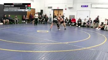190 lbs Cons. Round 4 - Ryan Dworzanski Jr, Niagara Wheatfield vs Danyaal Mir, Williamsville North/East