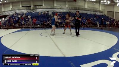 150 lbs Champ. Round 1 - Malaki Jackson, IL vs Rhadei Kuck, WI