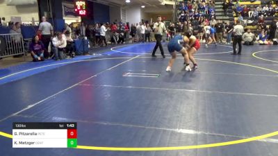 130 lbs Round Of 32 - Giada Pitzarella, Peters Township vs Kennedy Metzger, Central Mountain