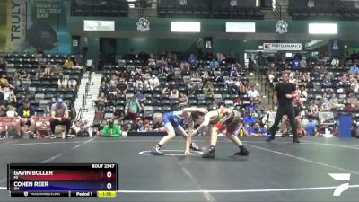 87 lbs Semifinal - Gavin Boller, MI vs Cohen Reer, OH