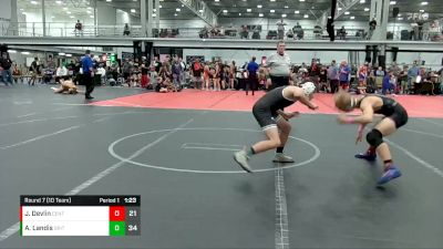 120 lbs Round 7 (10 Team) - Aiden Landis, Grit Mat Club vs Jamison Devlin, Centurion WC