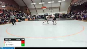 160 lbs Quarterfinal - Dylan Bonfield, Colton vs Jozia Williams, Illinois Valley