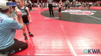 49 lbs Consi Of 8 #1 - James Duncan, Pin-King All Stars vs Maisyn Malone, Bartlesville Wrestling Club